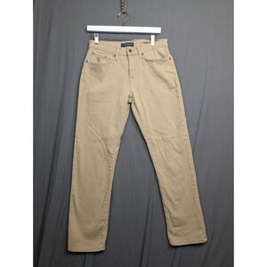 US Polo Assn Khaki Pants Chinos Mens30x30 SLIM Straight Leg Tan Activate Stretch